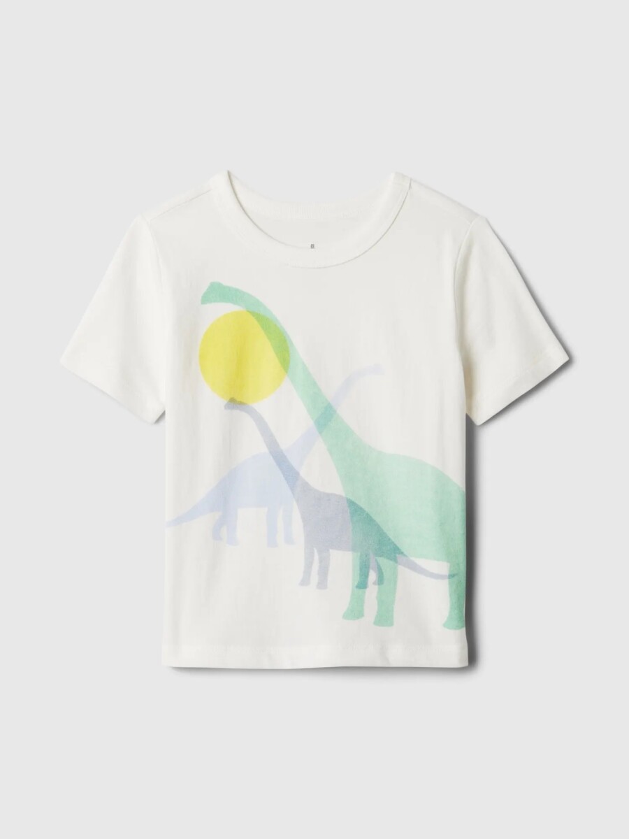 Remera Gràfico Manga Corta Toddler Niño - Dinosaur 