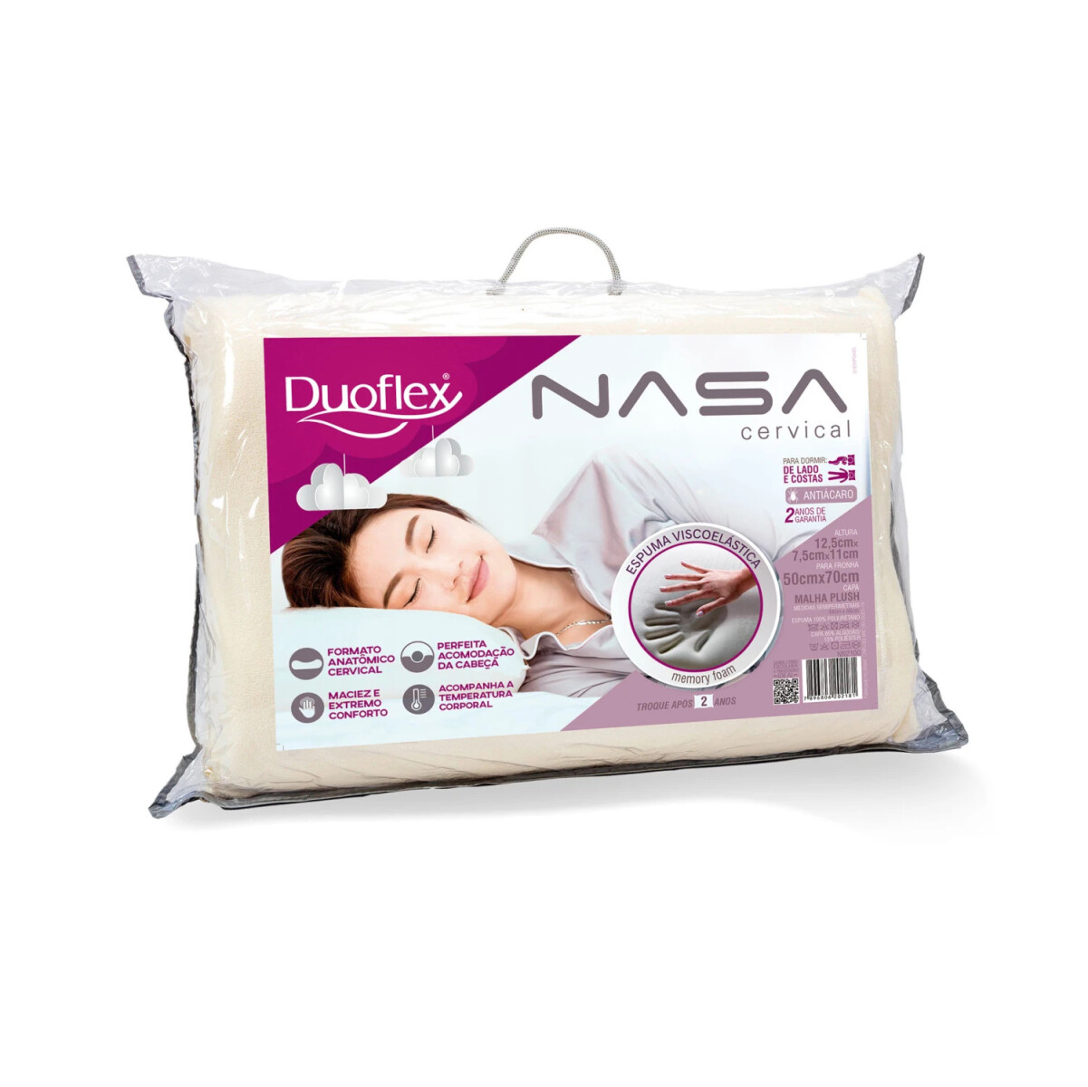 Almohada viscoelástica Nasa Cervical NN2100 50*70 
