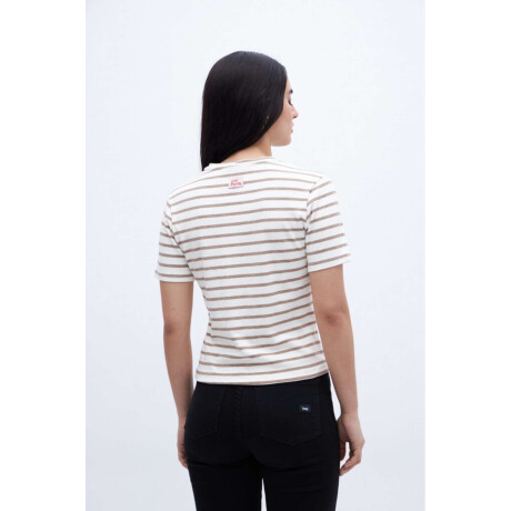 Remera Eva Rayas arena