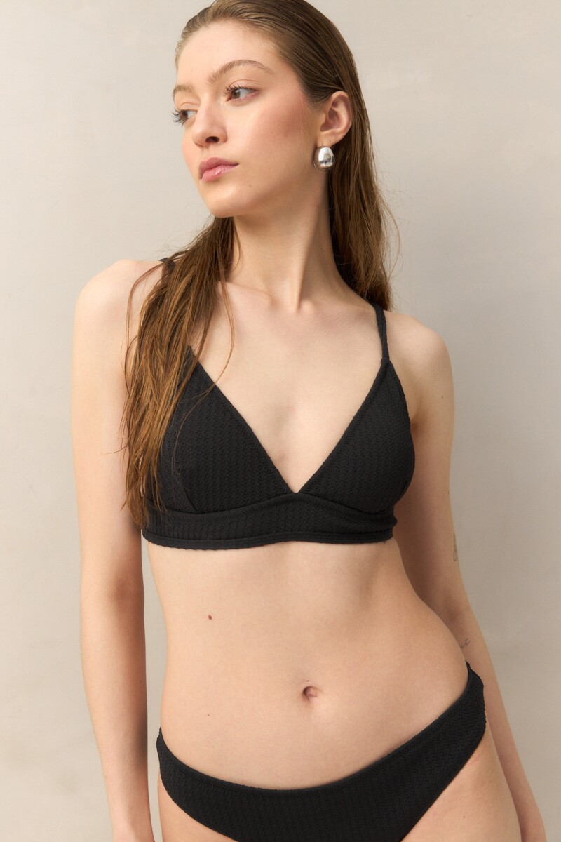 TOP TRIANGULO FIJO CAPARICA Negro