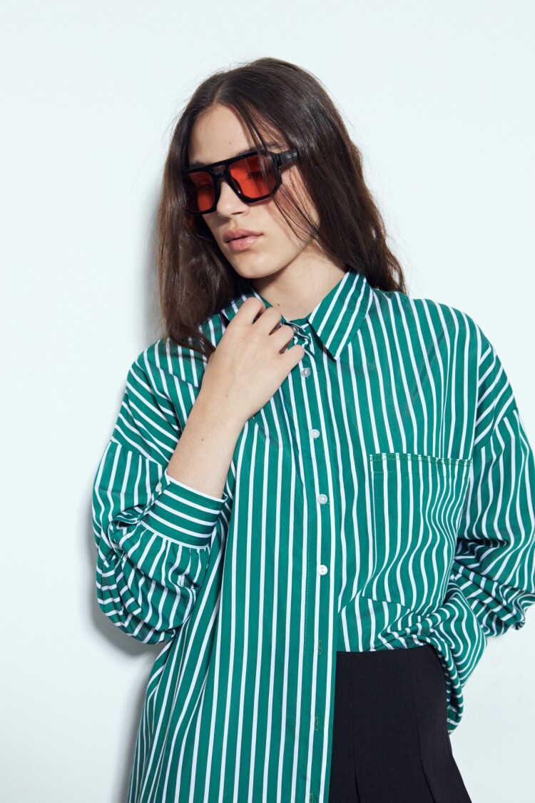 CAMISA CASTILANA Verde Ingles