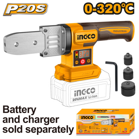 Termofusora INGCO a Bateria P20S 20V 320 grados con Accesorios No incluye Bateria ni Cargador