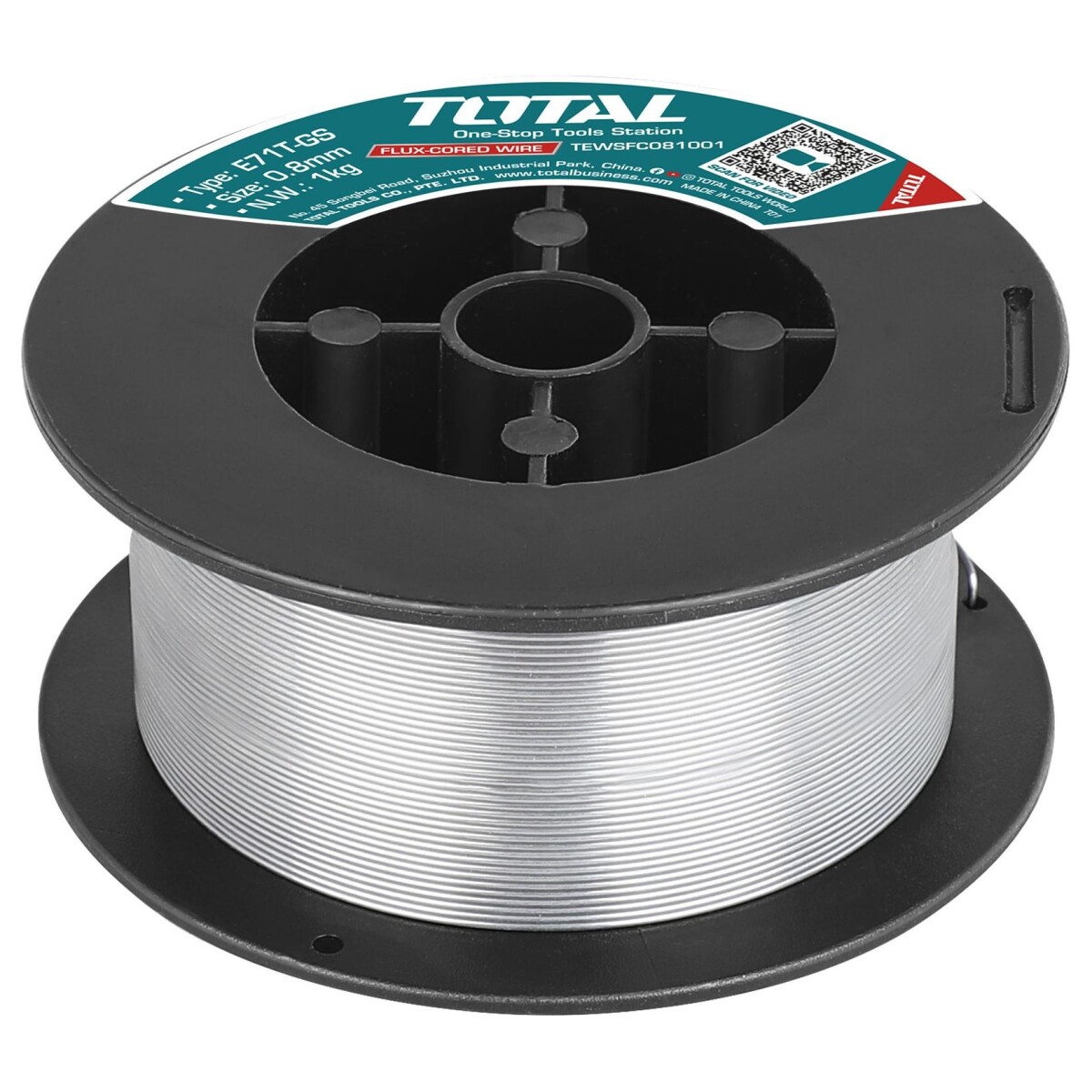 Rollo Alambre Flux Para Soldar Mig Sin Gas 0.8Mm 1Kg 