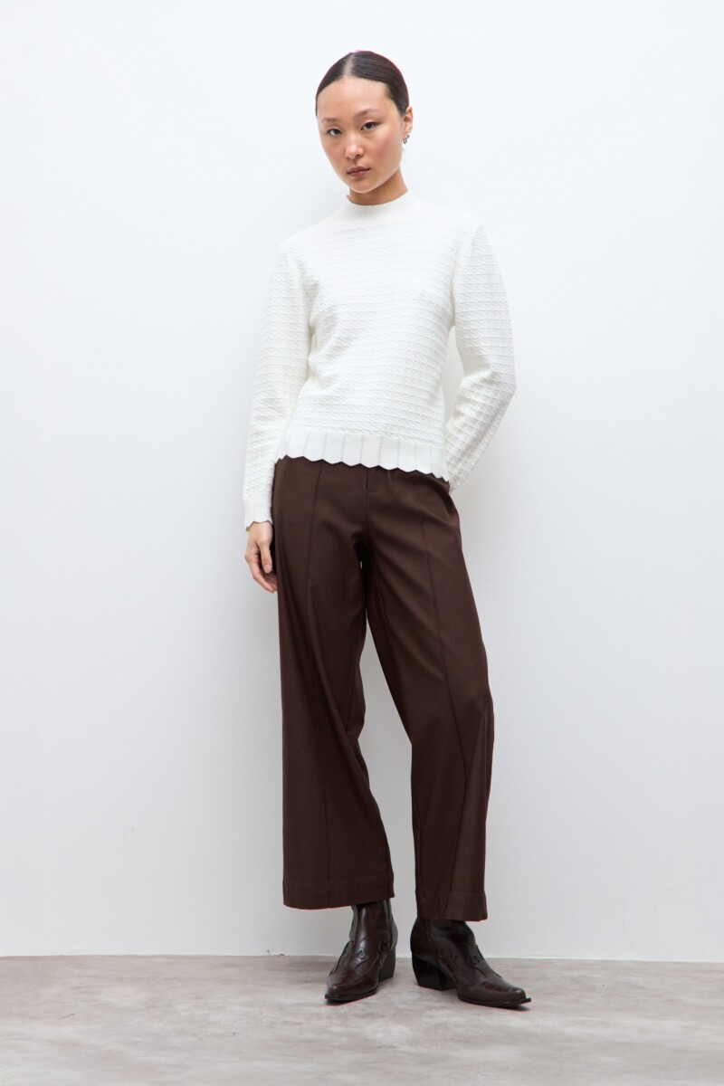 Media polera estructuras crudo