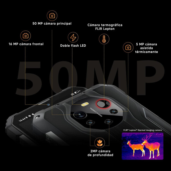 Blackview Bl8800 Pro 8/128 Gb 5g NARANJA