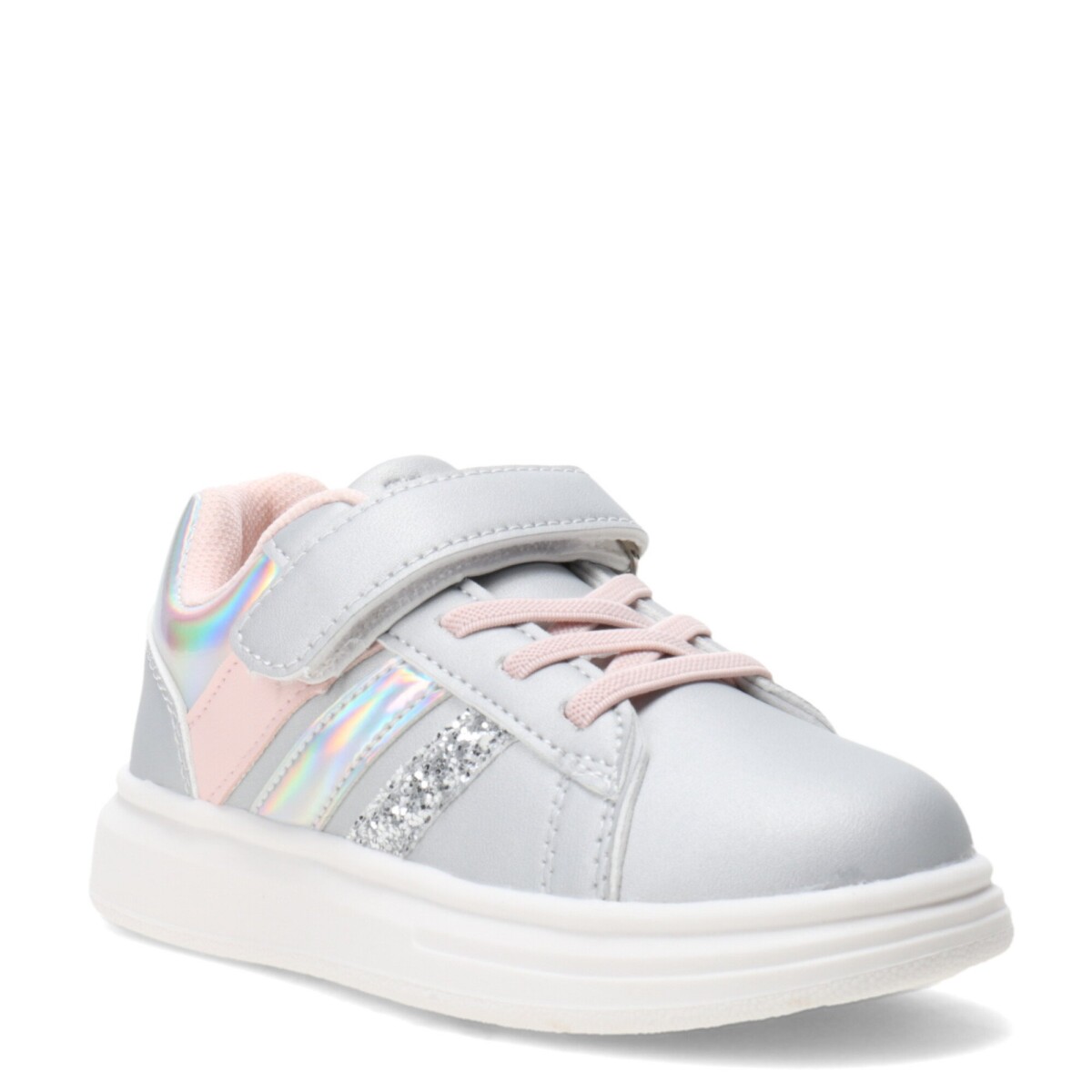 Championes de Niña MINI Miss Carol CALCIS Con glitter - Plateado 