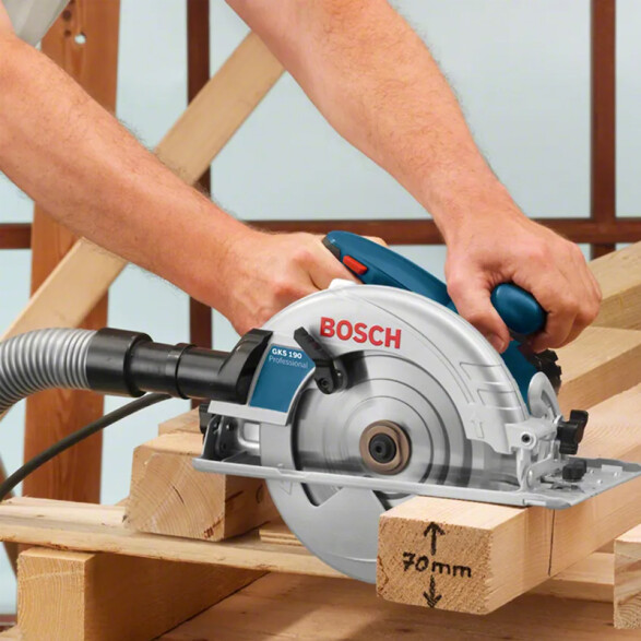 Sierra circular madera 1300W 7,1/4" GKS130 - Bosch BS1300