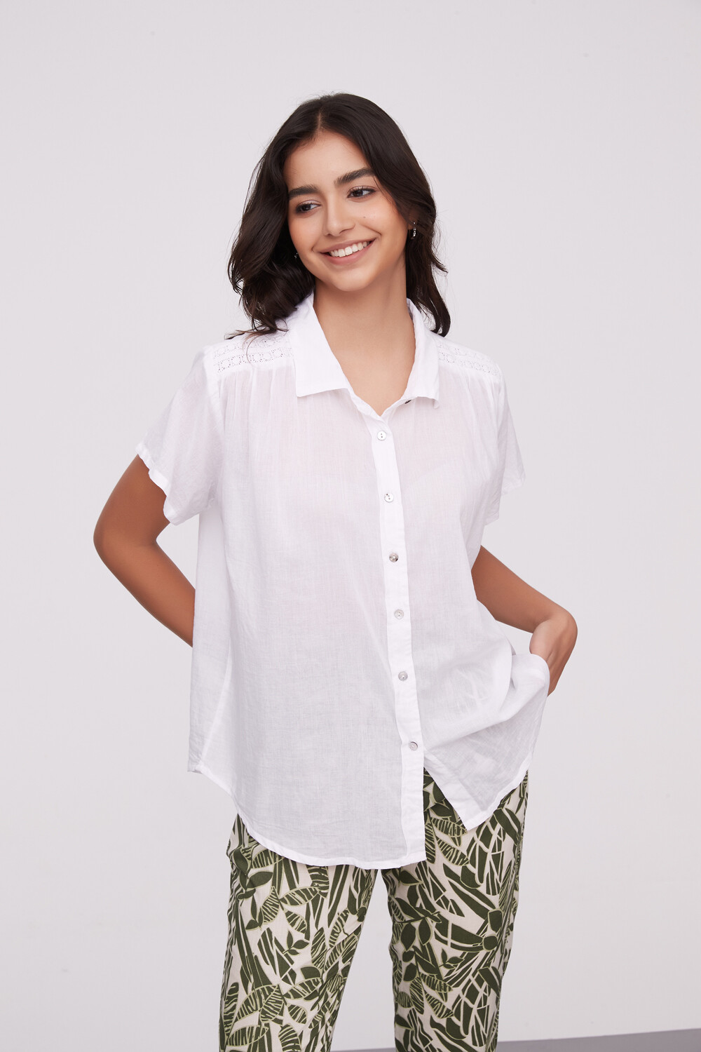 Camisa Riya Blanco