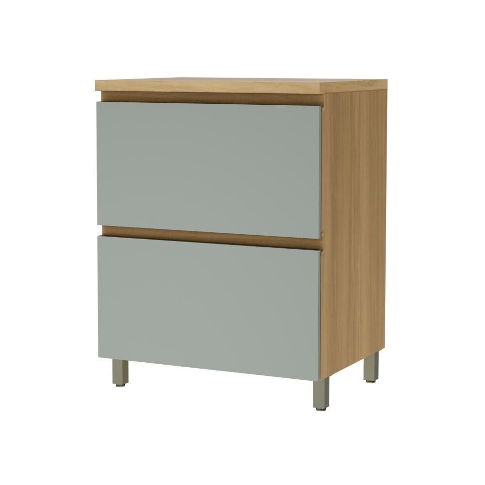 Bajo mesada 70 cm - 1 Puerta 1 Cajón - Rainha Gris