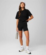 Polo Manga Corta Boxy Mujer Black