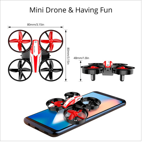 Mini Drone Holy Stone Hs210 21min 50m 001