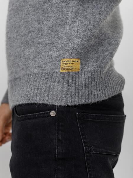 SWEATER PAFOS GRIS MELANGE