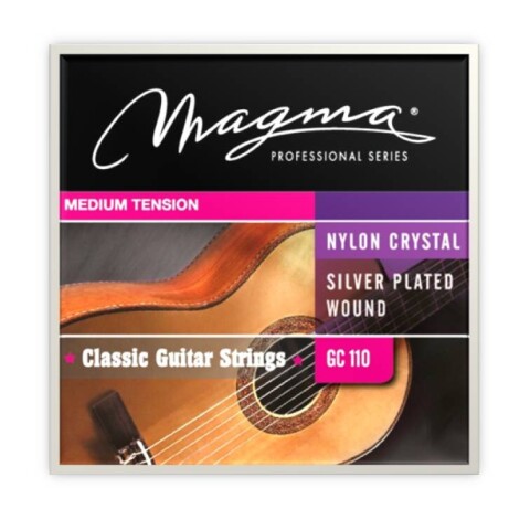 Encordado Guitarra Clásica Magma Tensión Media Plated GC110 Unica
