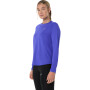 Polo Runnig Asics Silver LS Top Mujer Cobalt Burst