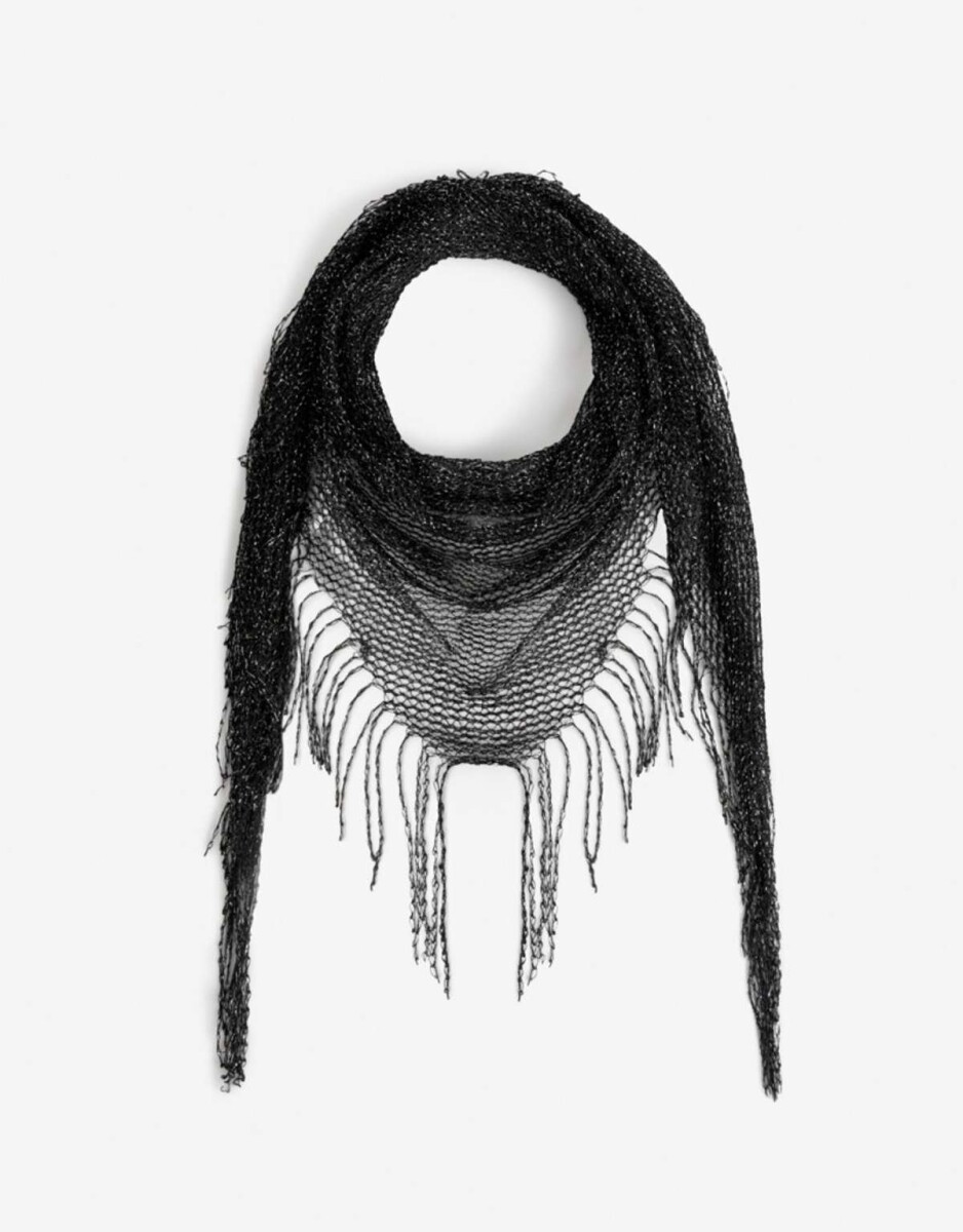 Pashmina De Red - Negro 