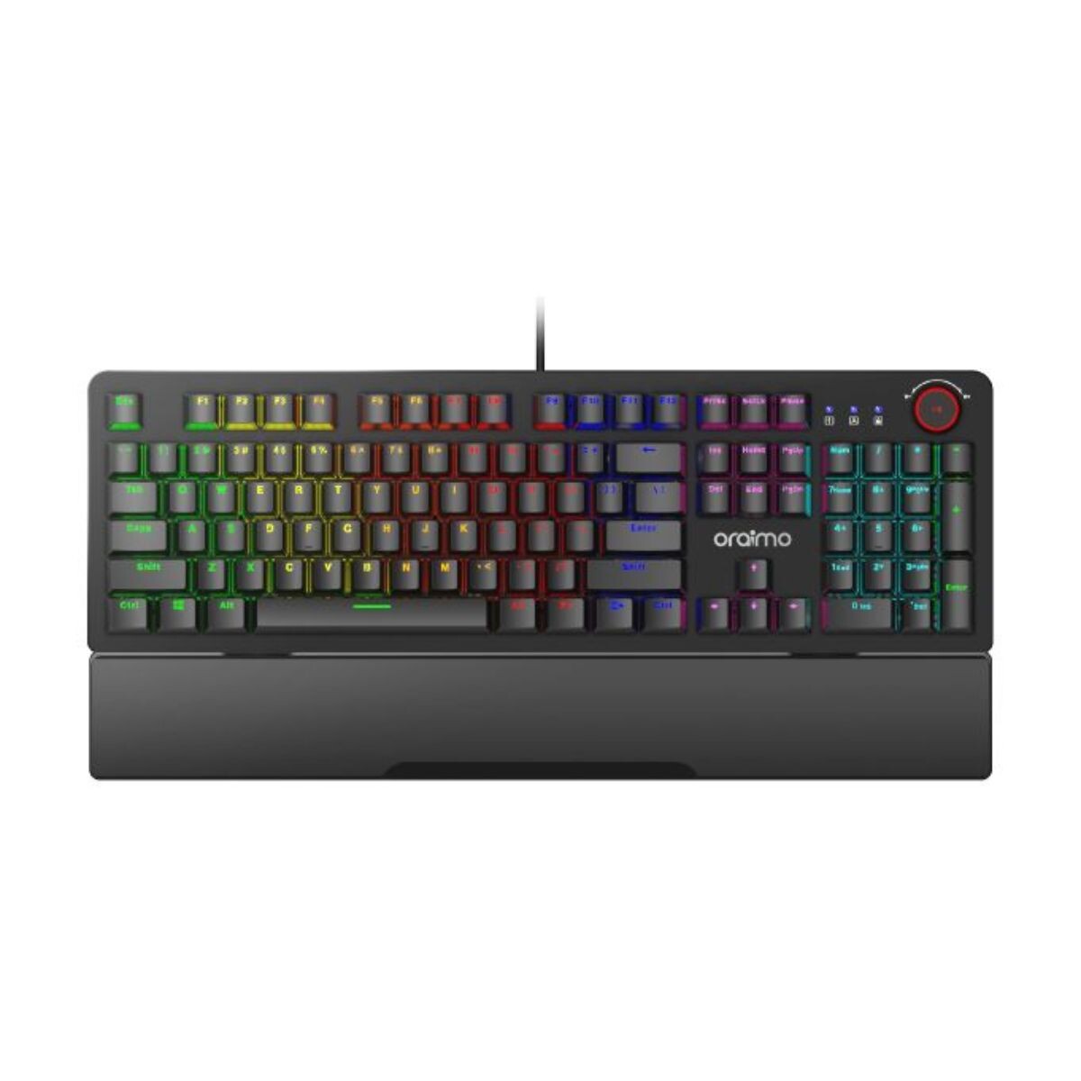 Teclado mecánico gamer Oraimo MKD71 