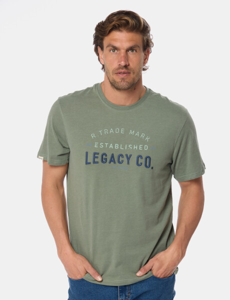 REMERA ESTAMPADA Verde