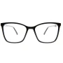 Lentes De Sol Otica Cuadrado - Mujer Negro/Negro