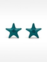Pendientes De Estrellas De Mar rosa