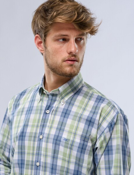 CAMISA CUADROS Verde
