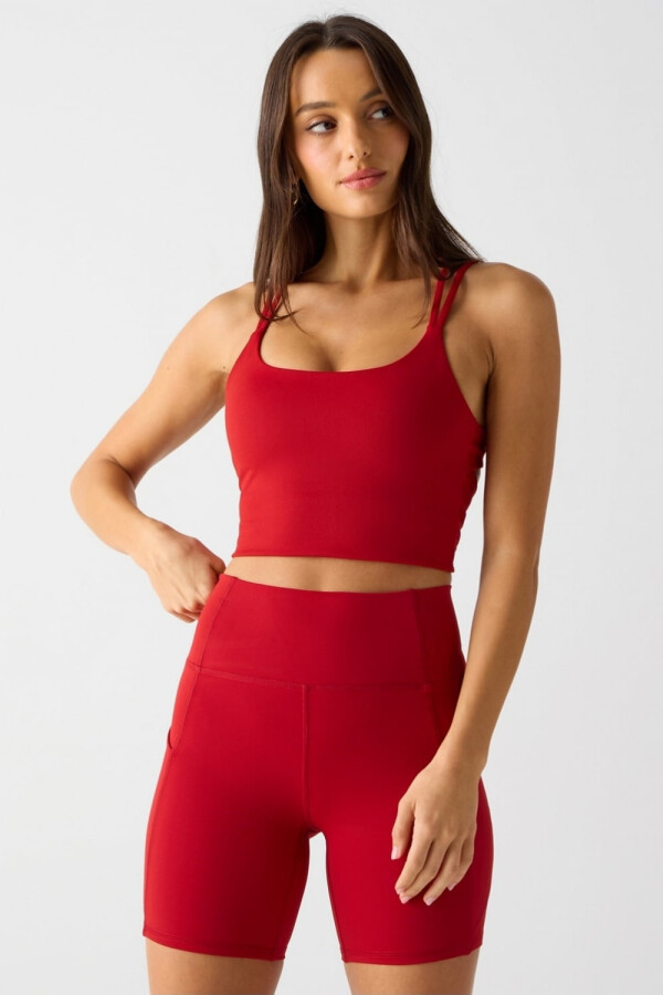 Top Con Sujetador Principal Built-In Bra Mujer Holly Berry