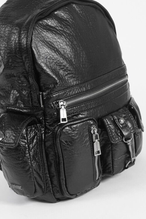 Mochila soft bolsillos negro
