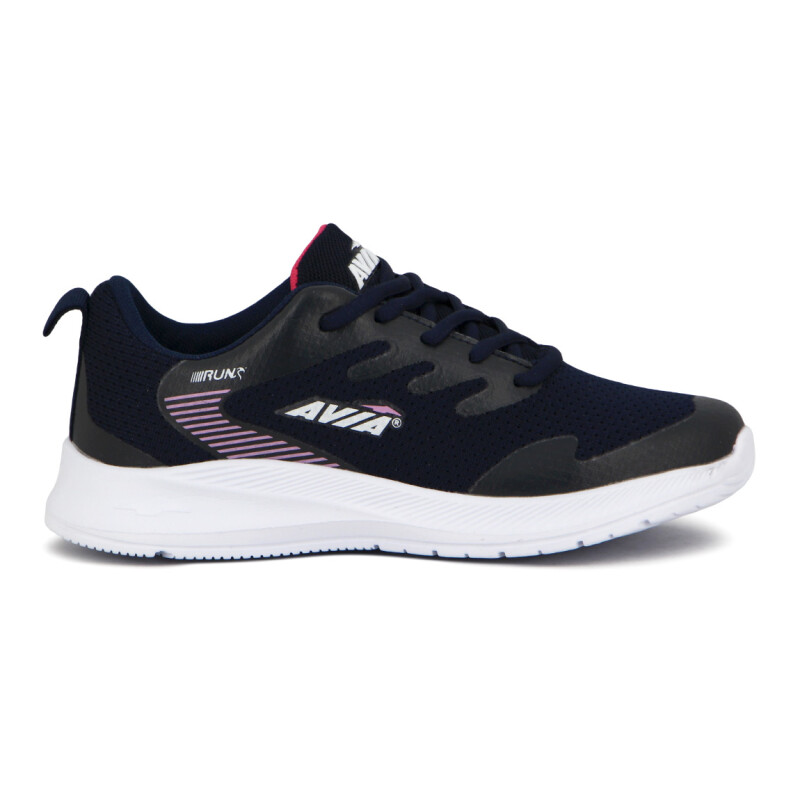 Avia Zapatillas Acordonadas Para Dama Dard- Navy/white Marino-blanco