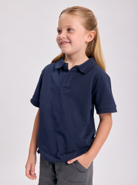 Remera polo pique Azul Marino