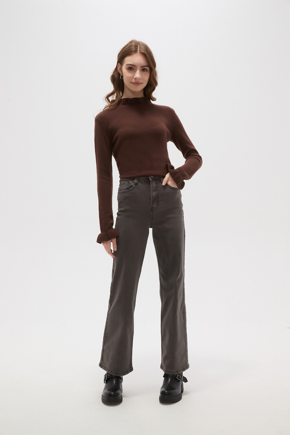 Pantalon Bay Gris Medio