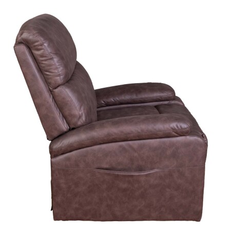 RECLINER C/LIFT 1 CUERPO TELA MARRON DUBLIN
