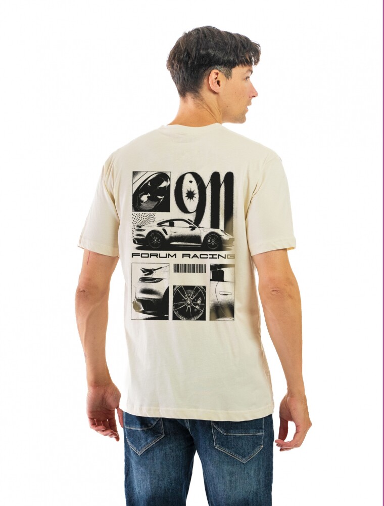 Remera Estampada C/V BGDH REVB-21 Birch/ Vehículo 028