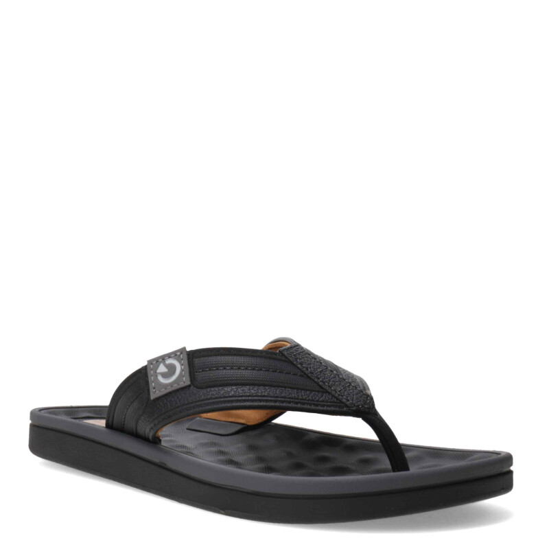 Sandalias de Hombre Cartago Alabama Thong Negro - Marrón