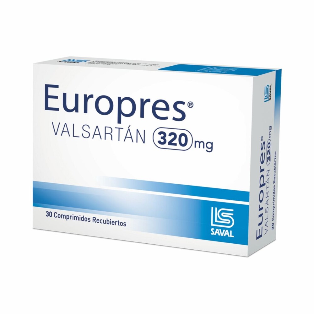 EUROPRES 320 MG. CJ X 30 COMP. única