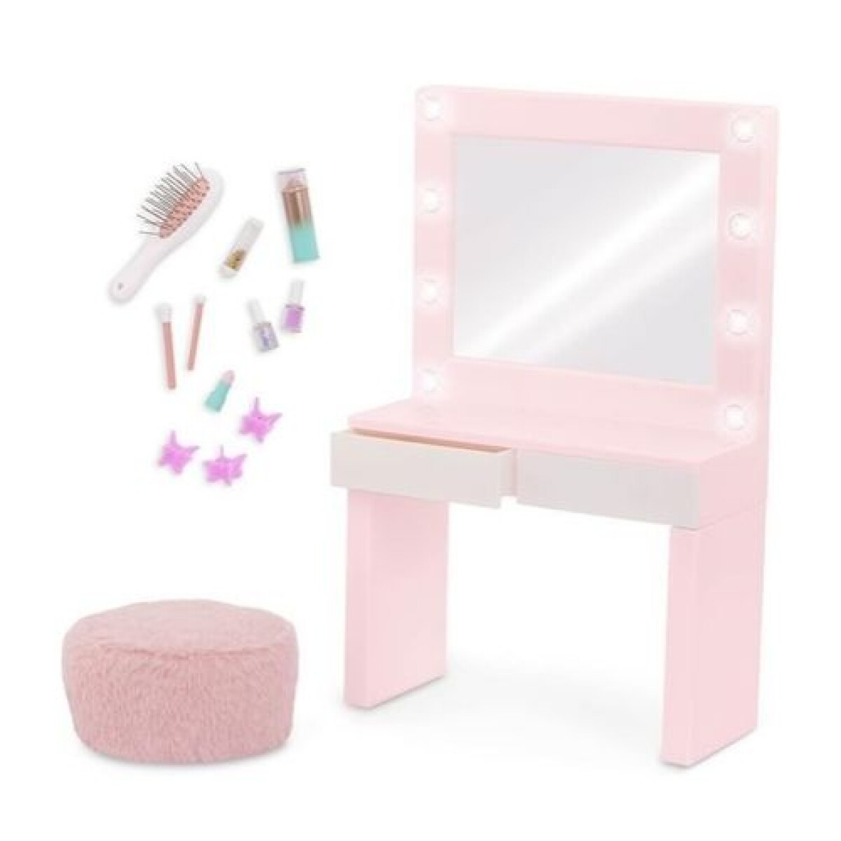 VESTIDOR c/ESPEJO PUFF y ACC - Vestidor C/espejo Puff Y Acc 