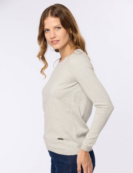 BUZO TEJIDO CLÁSICO Gris