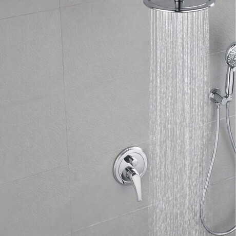 DUCHA DE EMPOTRAR MONOCOMANDO CROMO BRILLO LINEA SPRINT CROMO