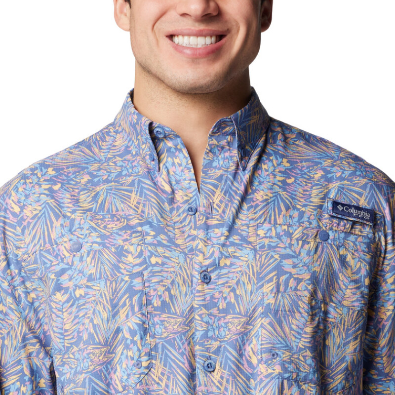 Camisa Super Tamiami SS Hombre Bluebell Tunado