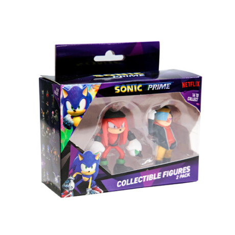 Pack X2 Figuras Serie Sonic SON2015 KNUCKLES-DOCTOR-DONT
