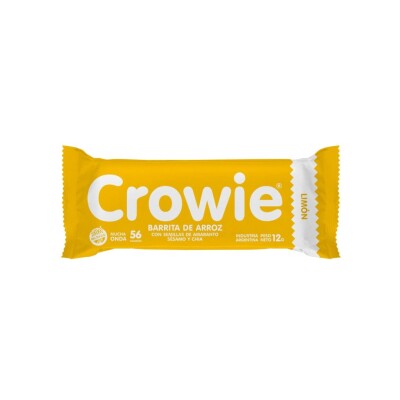 Barrita De Limón Sin Gluten Crowie Barrita Crowie Limon