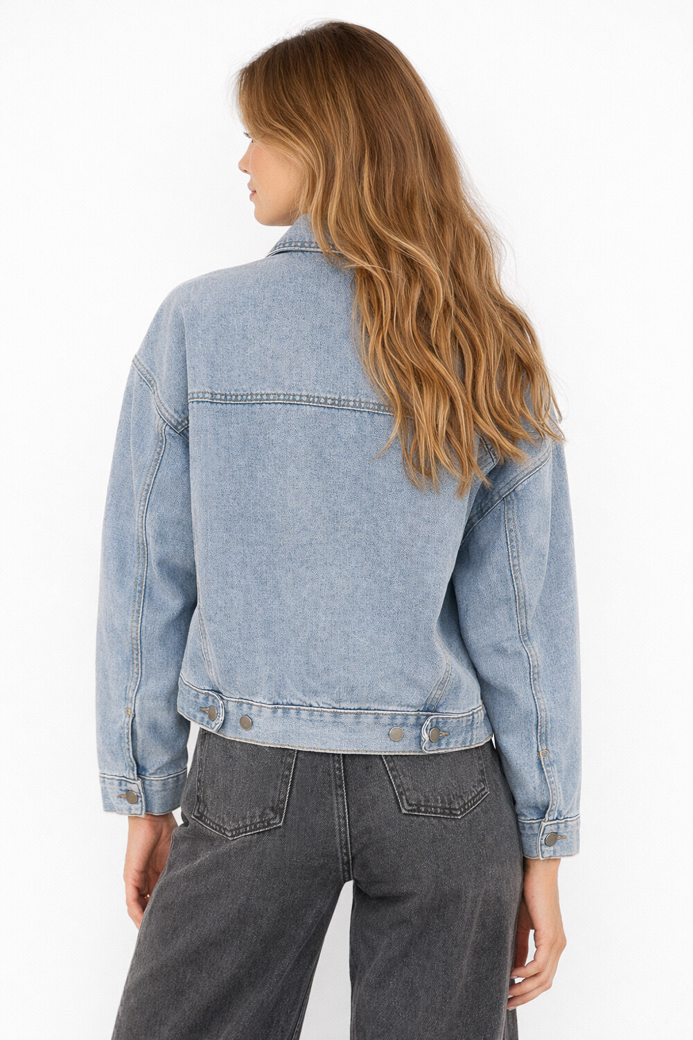 Campera Ilvane Celeste Claro