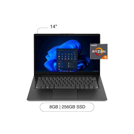 Notebook LENOVO V14 G4 14' FHD 256GB SSD / 8GB RAM Ryzen 5 W11 - Black Notebook LENOVO V14 G4 14' FHD 256GB SSD / 8GB RAM Ryzen 5 W11 - Black