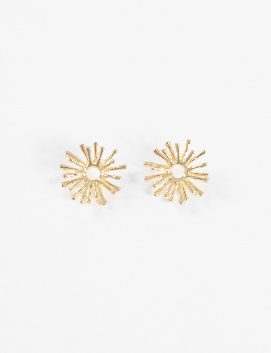 Caravanas fugaz - dorado 