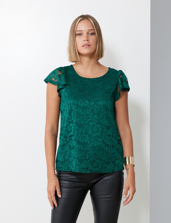 Blusa Encaje VERDE