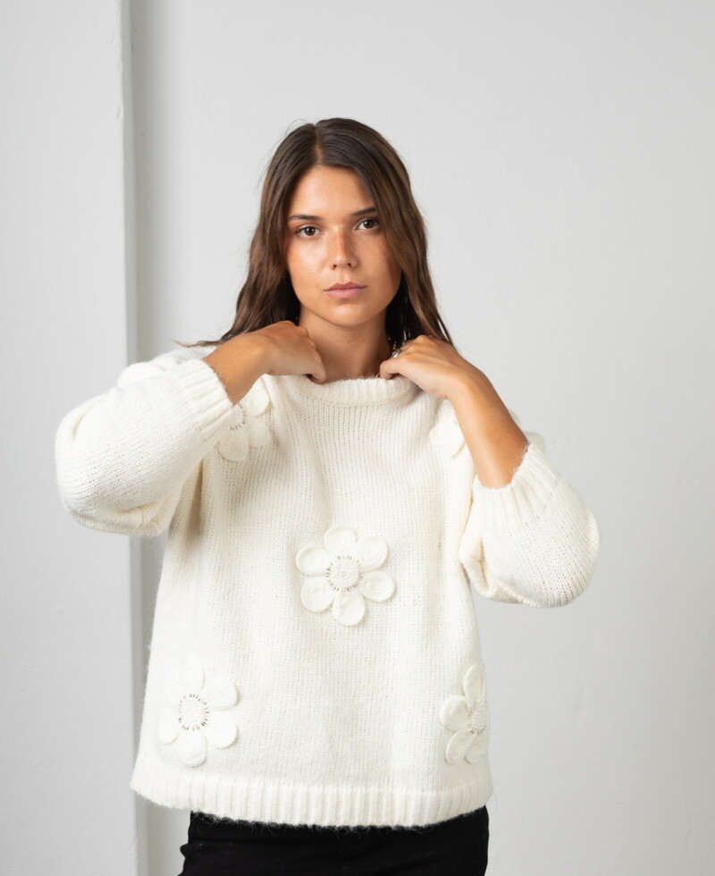 Buzo Valentina blanco