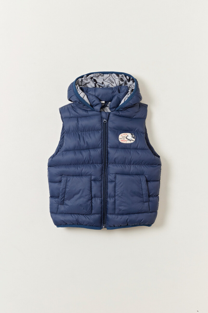Chaleco con capucha disney - Azul 