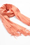 Pashmina flecos naranja