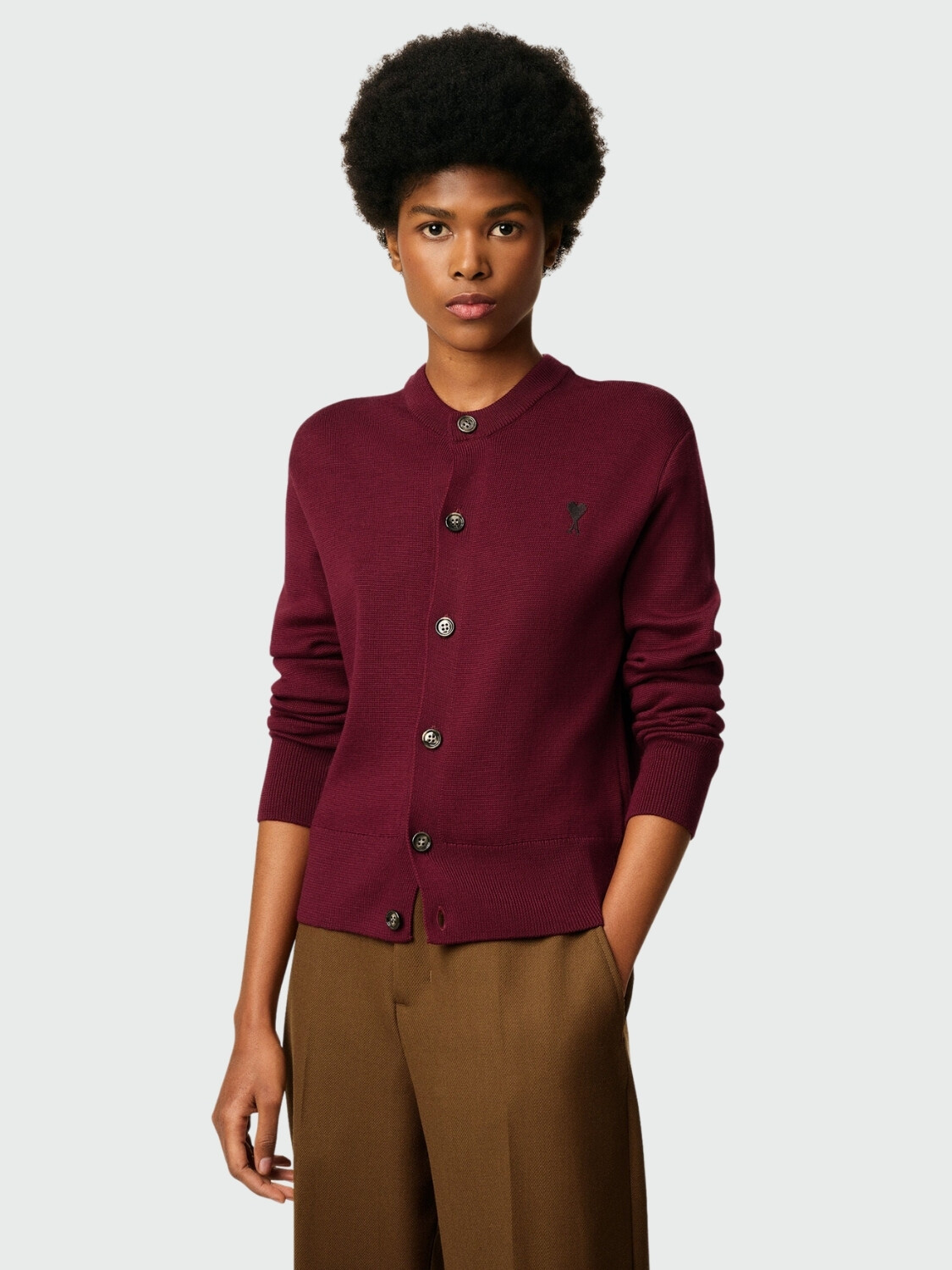 AMI PARIS - Cardigan Cuore de Lana 696