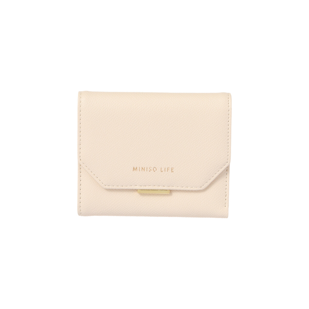 Billetera gold - beige 