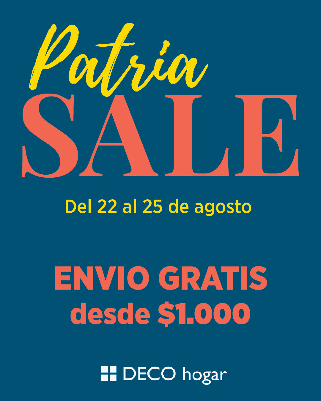 Envio Gratis desde $1.000