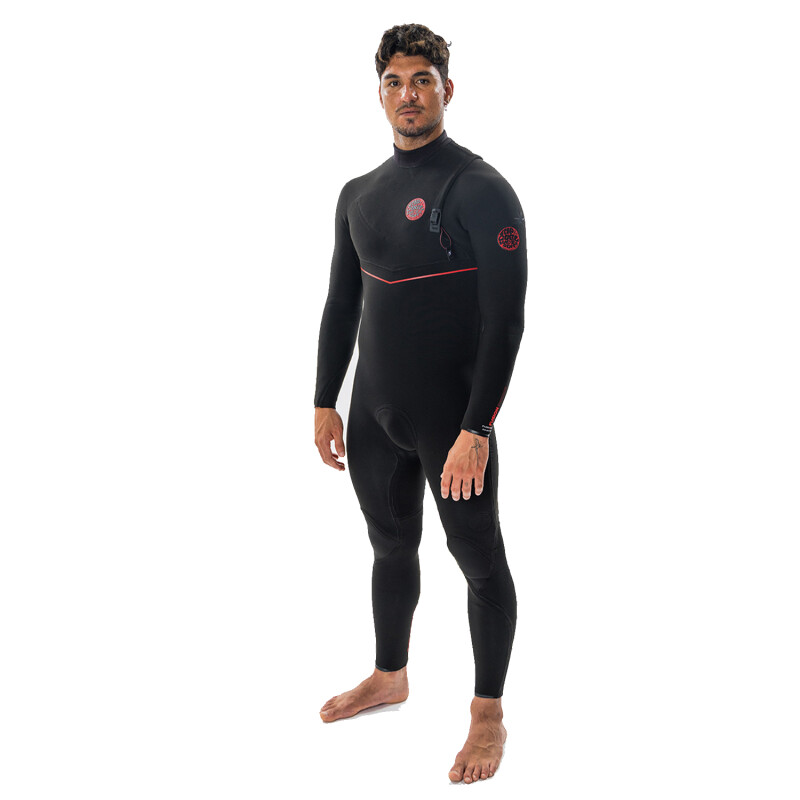 Traje Rip Curl Flash Bomb Fusion 4/3 Zip Free - Negro Traje Rip Curl Flash Bomb Fusion 4/3 Zip Free - Negro